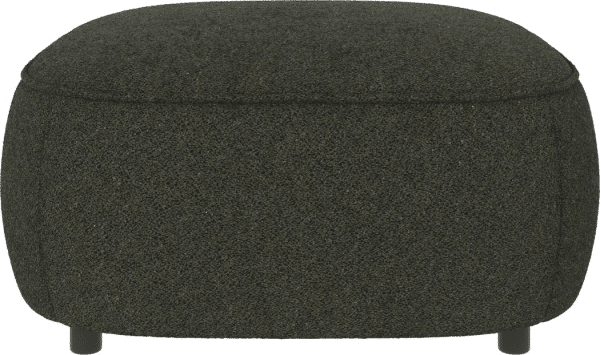 Puf skammel til sofa Rowico Norris grøn stof Ø89ÃH43 cm